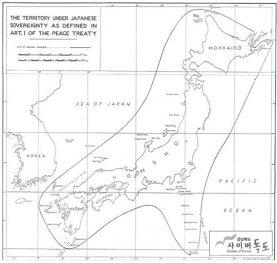 对日讲和条约草案附属地图